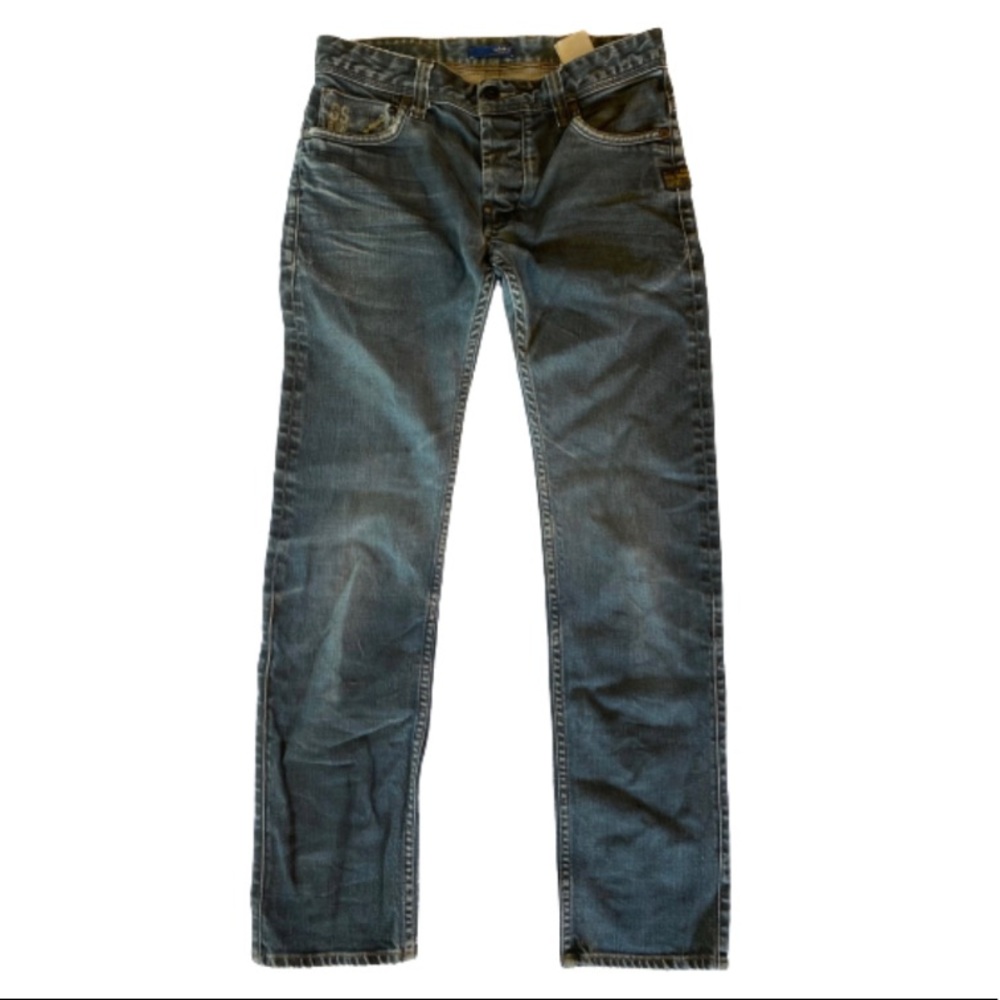G Star Raw Straight Leg Jeans